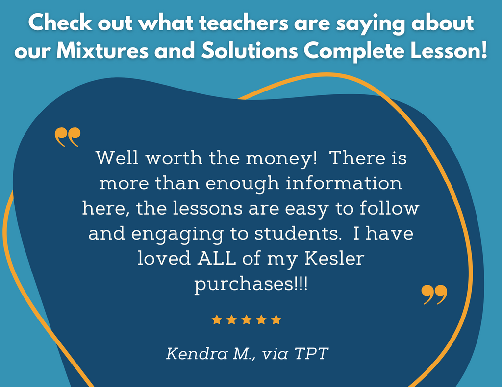 Mixtures & Solutions - Complete Lesson Plan - 4th Grade
