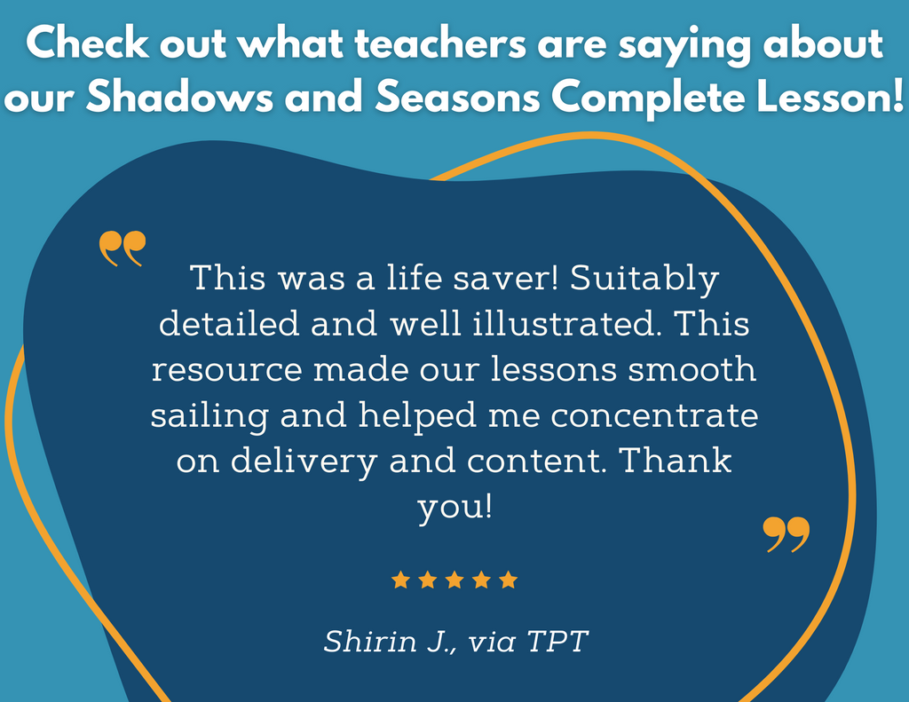 Patterns of Change - Shadows & Seasons - Complete Lesson Plan - 4th Grade