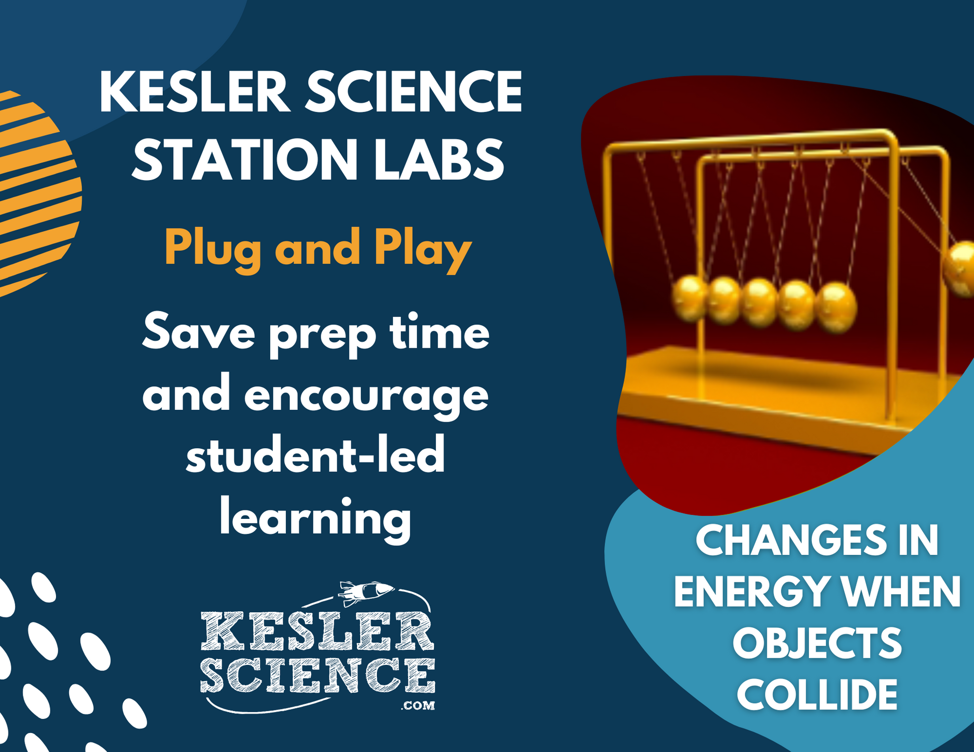 Changes in Energy as Objects Collide - Student-Led Station Lab - 4th Grade