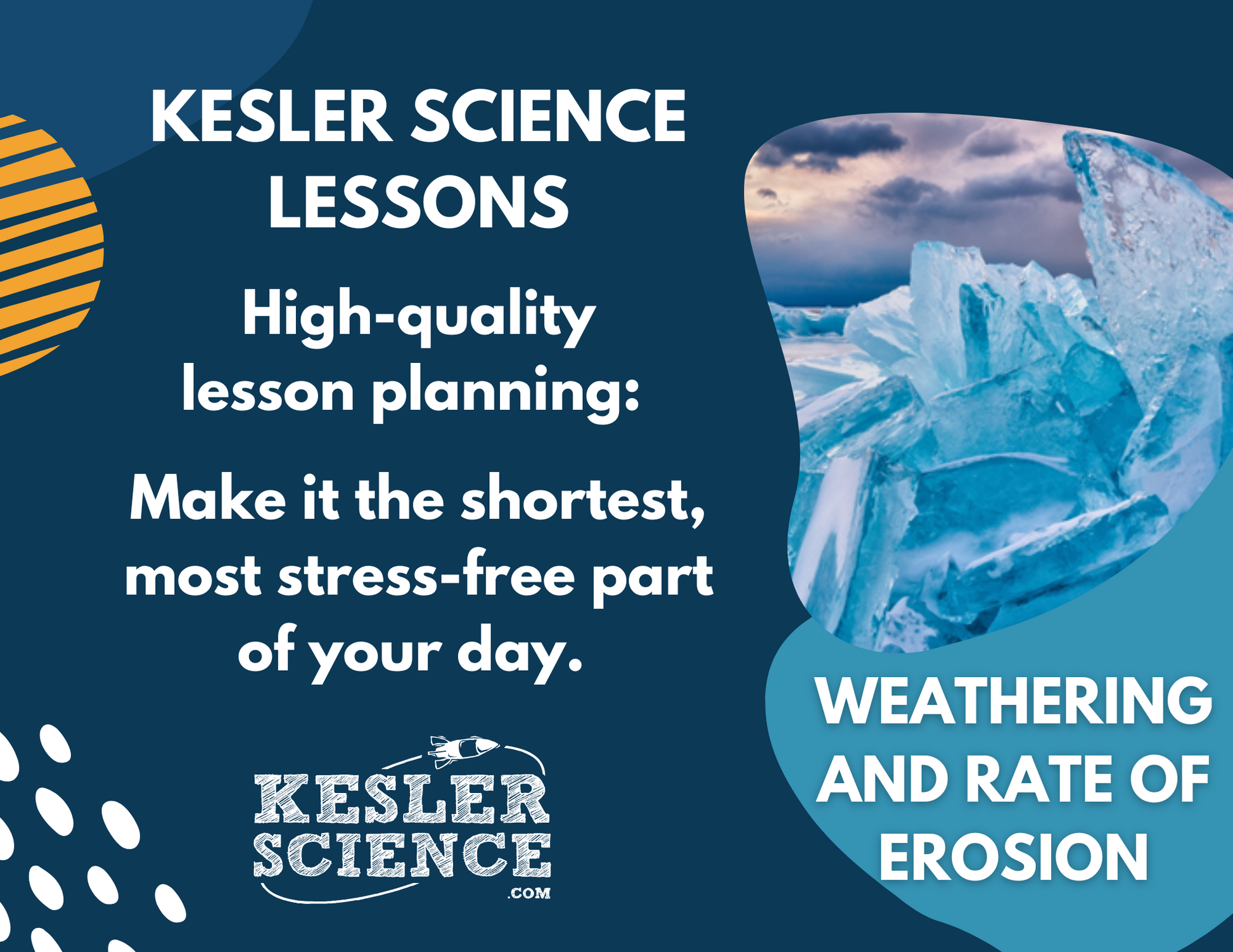 Weathering & Rate of Erosion - Complete Lesson Plan - NGSS 4-ESS2-1 - 4th Grade
