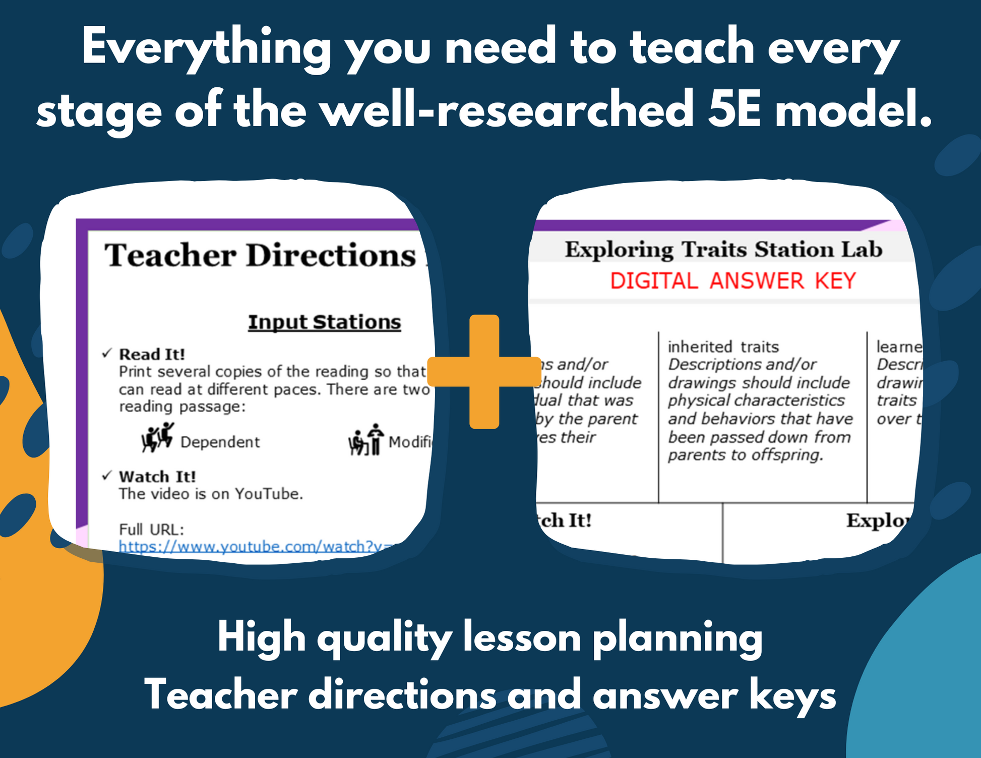 Exploring Traits - Complete Lesson Plan - 4th Grade
