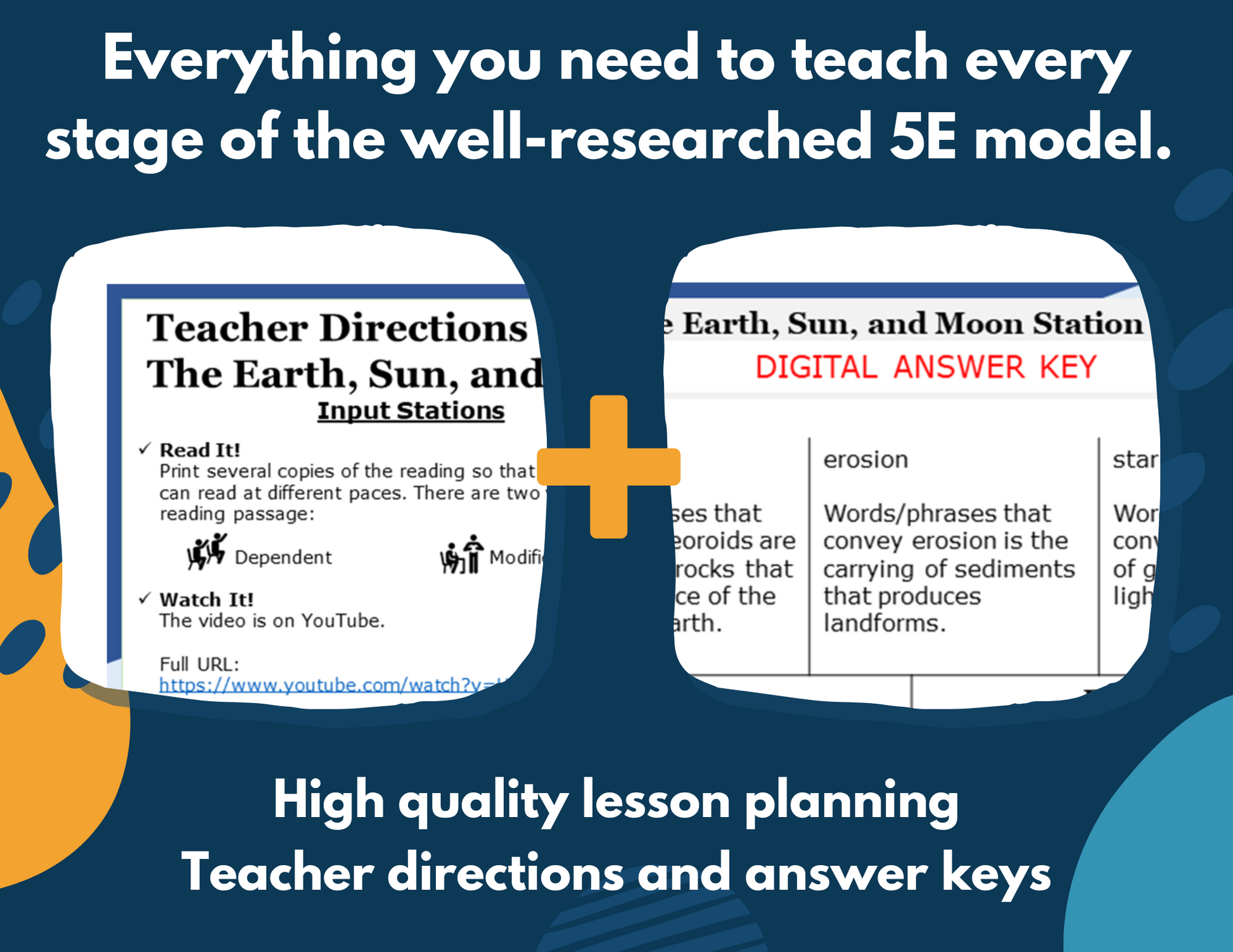 Earth, Sun, & Moon - Complete Lesson Plan - 5th Grade