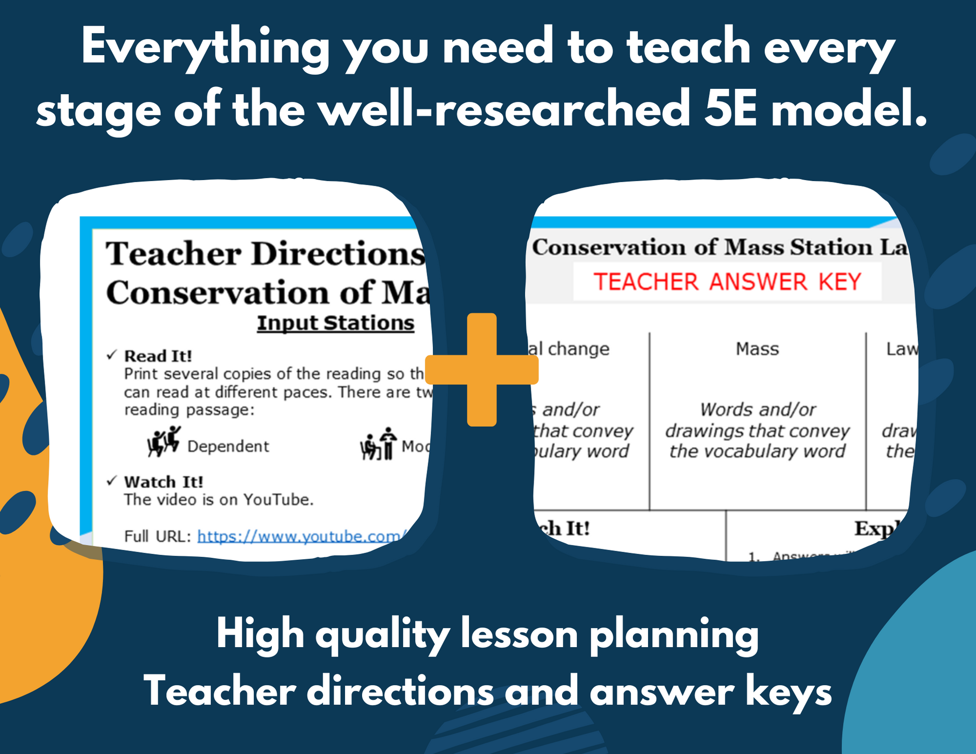 Conservation of Mass - Complete Lesson Plan - 5th Grade