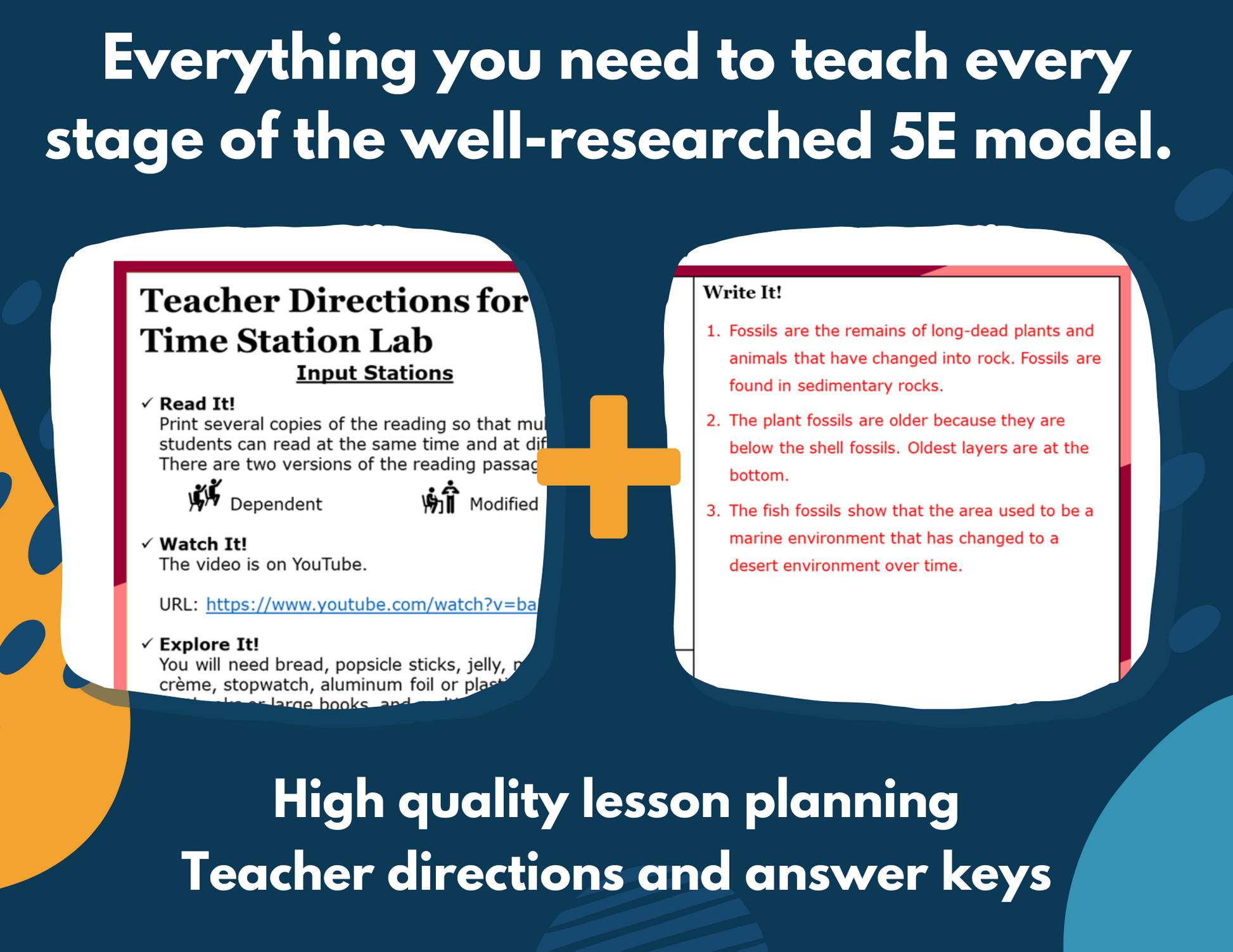 Landscape Changes Over Time - Complete Lesson Plan - NGSS 4-ESS1-1 - 4th Grade