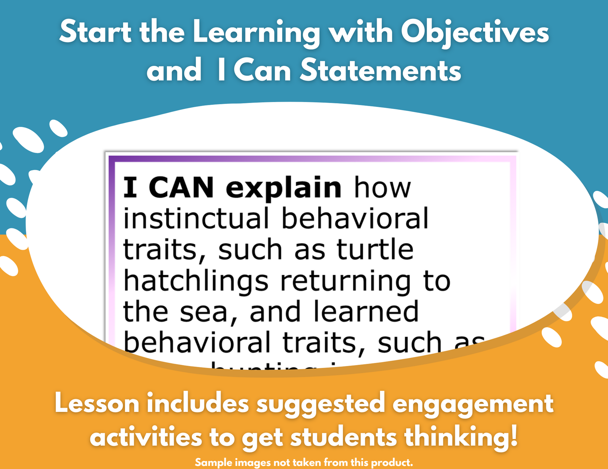 Behavioral Traits Complete Science Lesson - Grade 5, New TEKS 5.13B