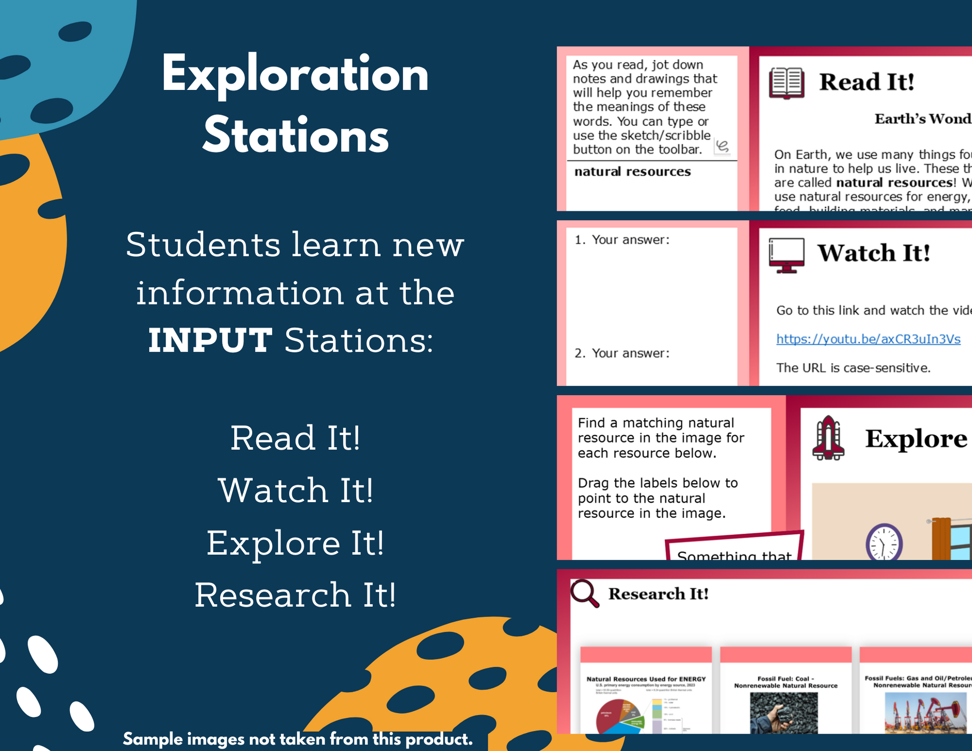 Compare Earth's Resources Complete Science Lesson - Grade 4, New TEKS 4.11A