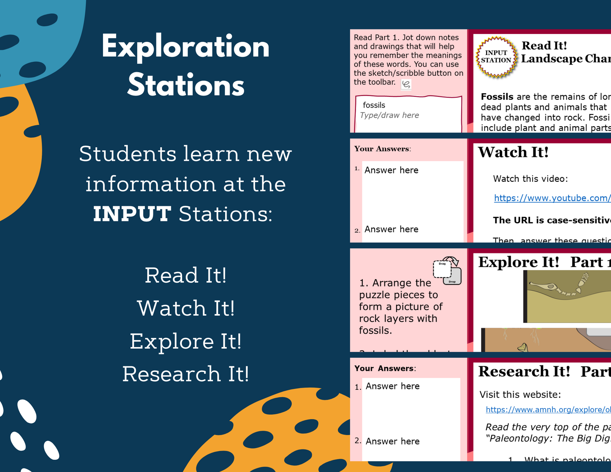 Landscape Changes Over Time - Complete Lesson Plan - NGSS 4-ESS1-1 - 4th Grade