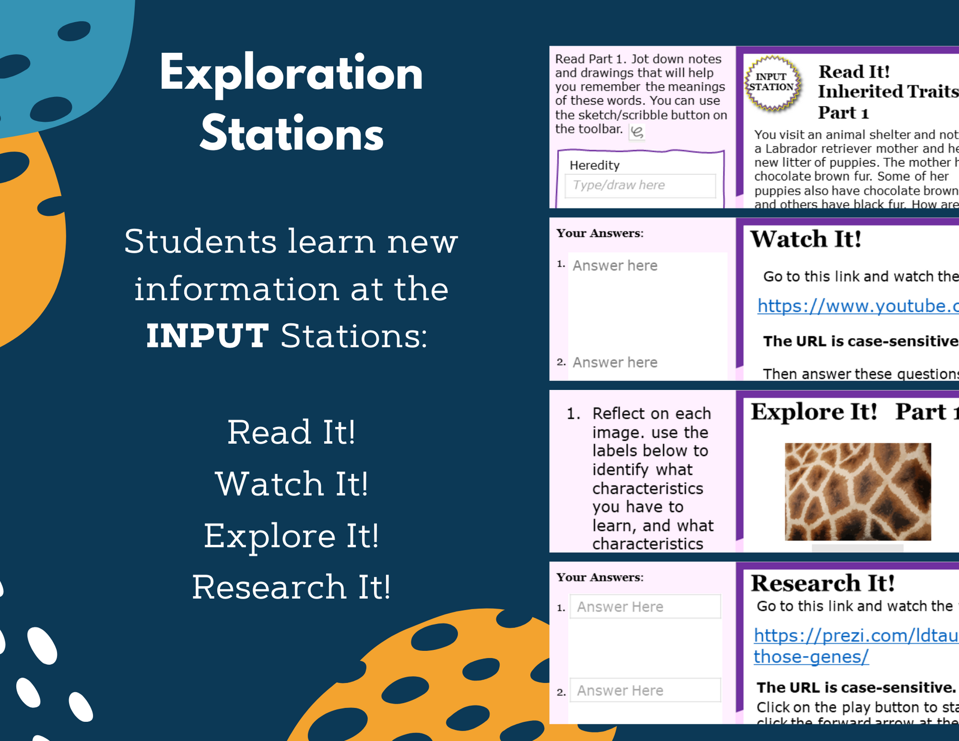 Inherited Traits & Learned Behaviors - Complete Lesson Plan - 5th Grade