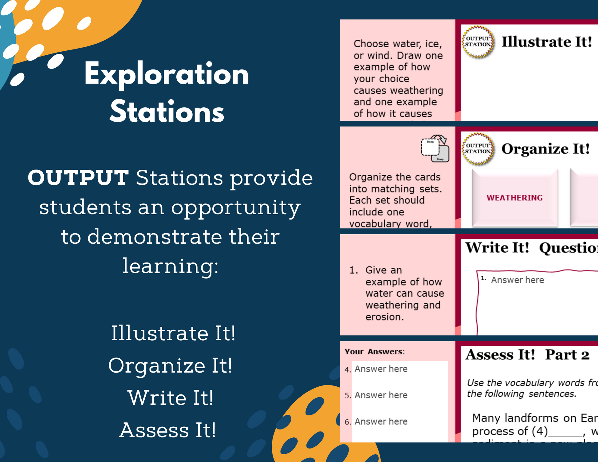 2021 TEKS 5E Lessons: 4th Grade Earth Science Bundle