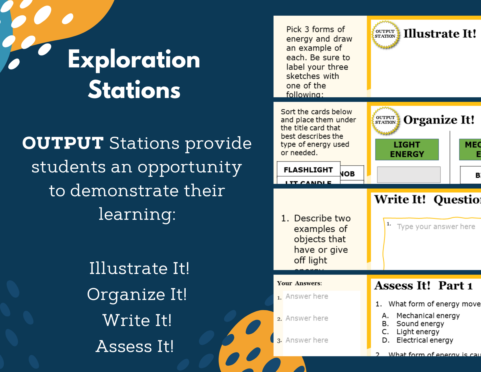 Forms of Energy - Complete Lesson Plan - 4th Grade