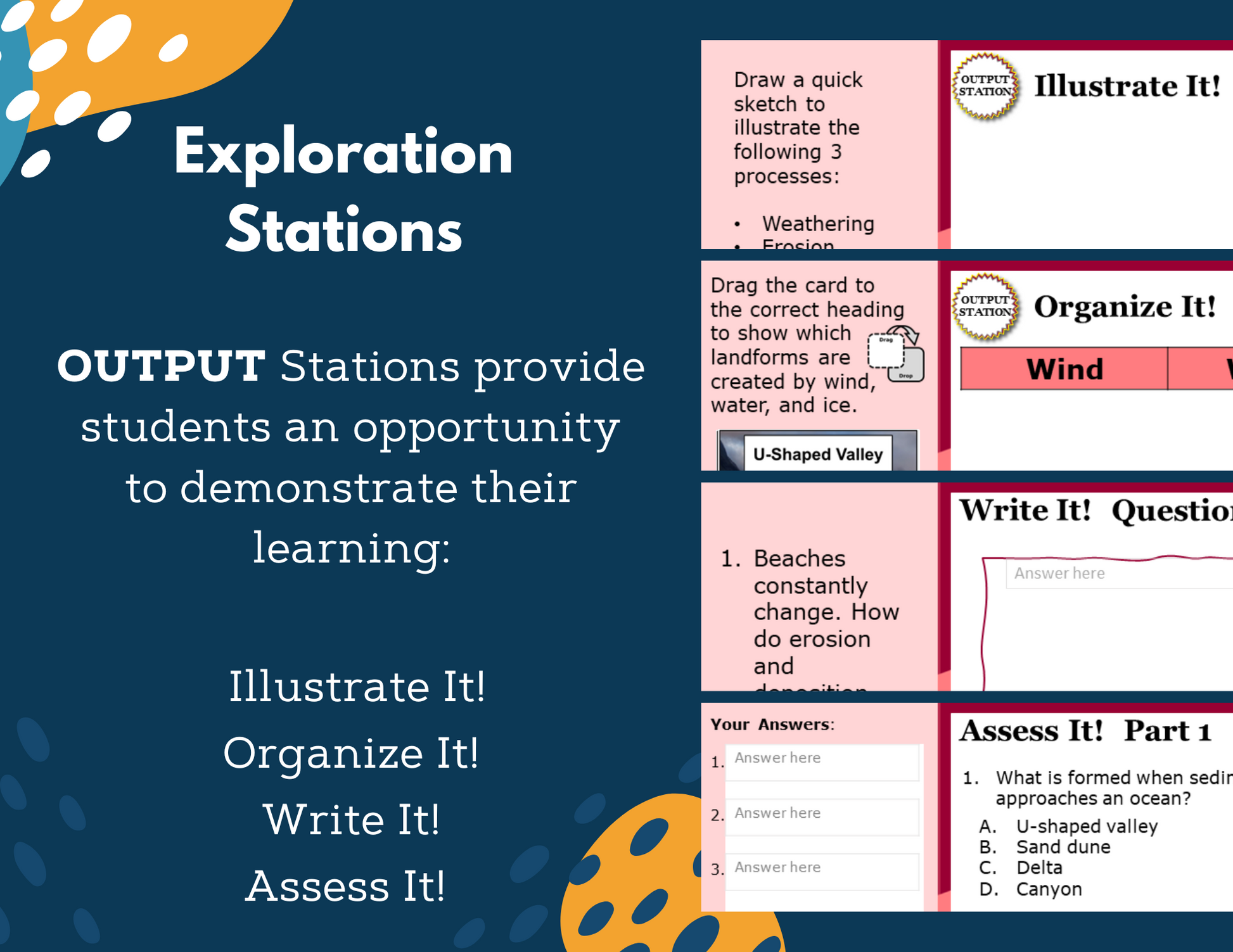 Changes to Earth's Surface - Complete Lesson Plan - 5th Grade