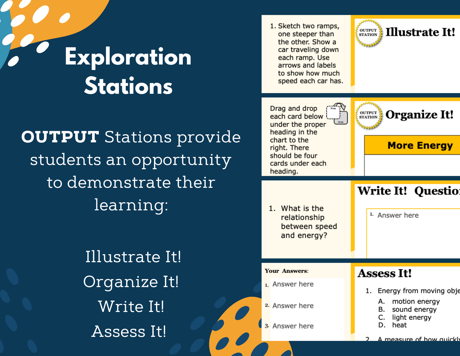 Relationship Between Speed & Energy - Complete Lesson Plan - NGSS 4-PS3-1, 4th
