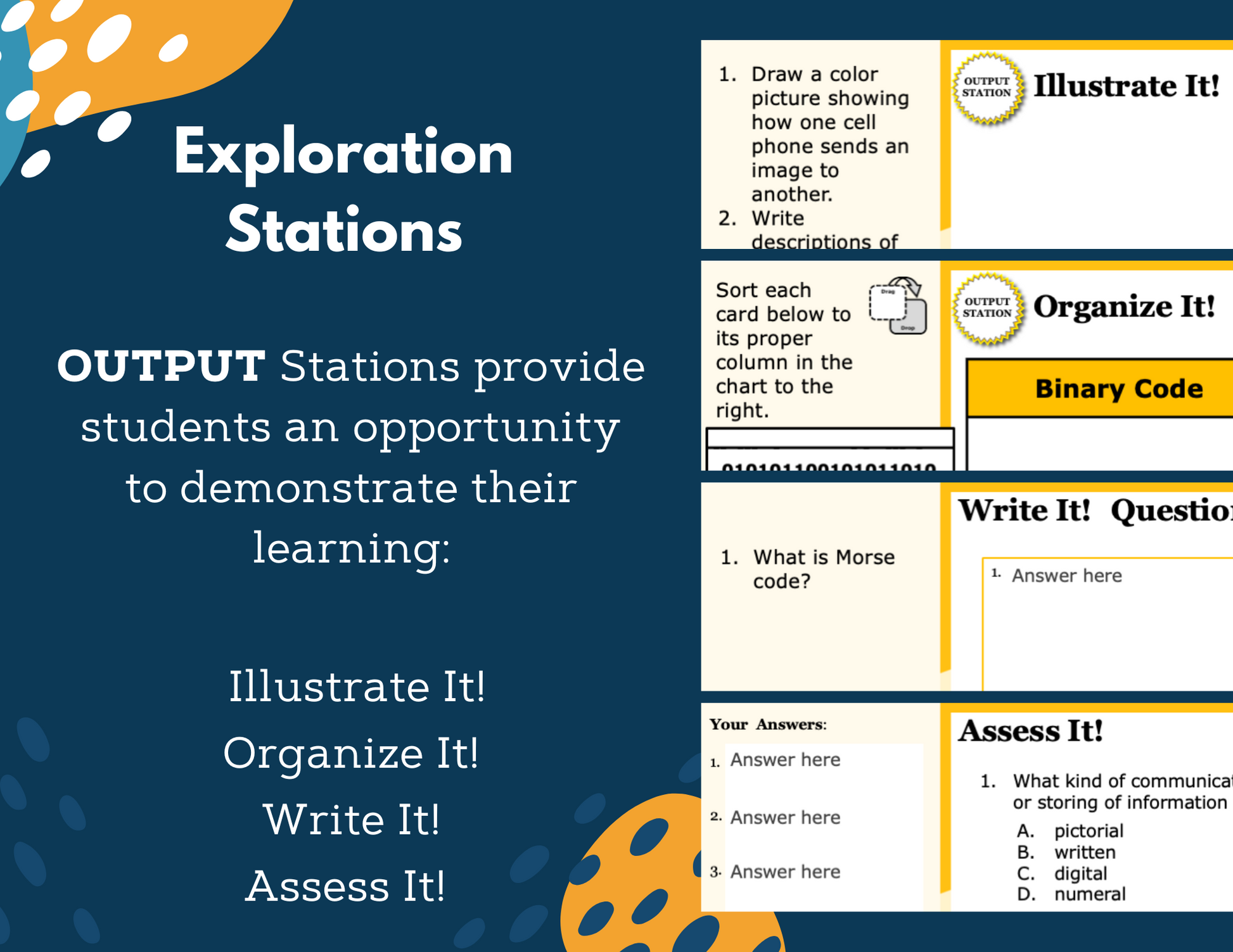 Using Patterns to Transfer Information - Complete Lesson Plan - NGSS 4-PS4-3