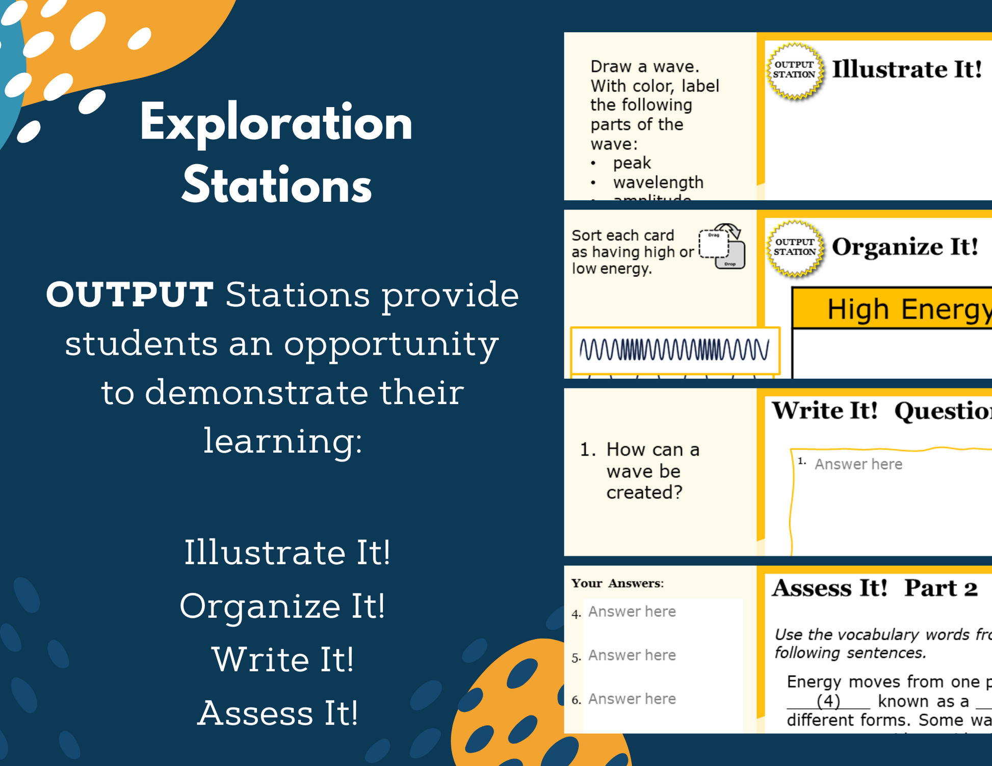 Waves: Amplitude, Wavelength, & Motion - Complete Lesson Plan - NGSS 4-PS4-1