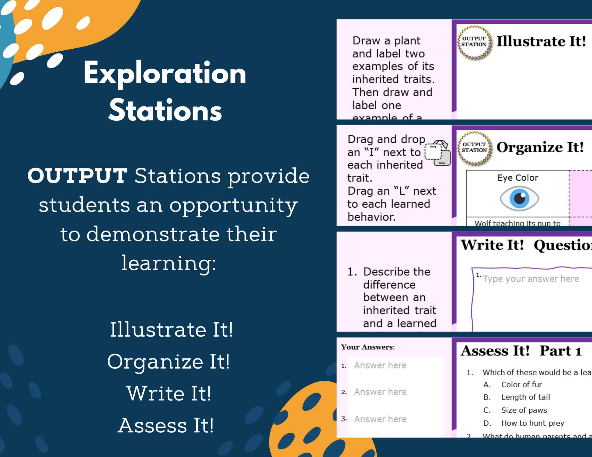 Exploring Traits - Complete Lesson Plan - 4th Grade