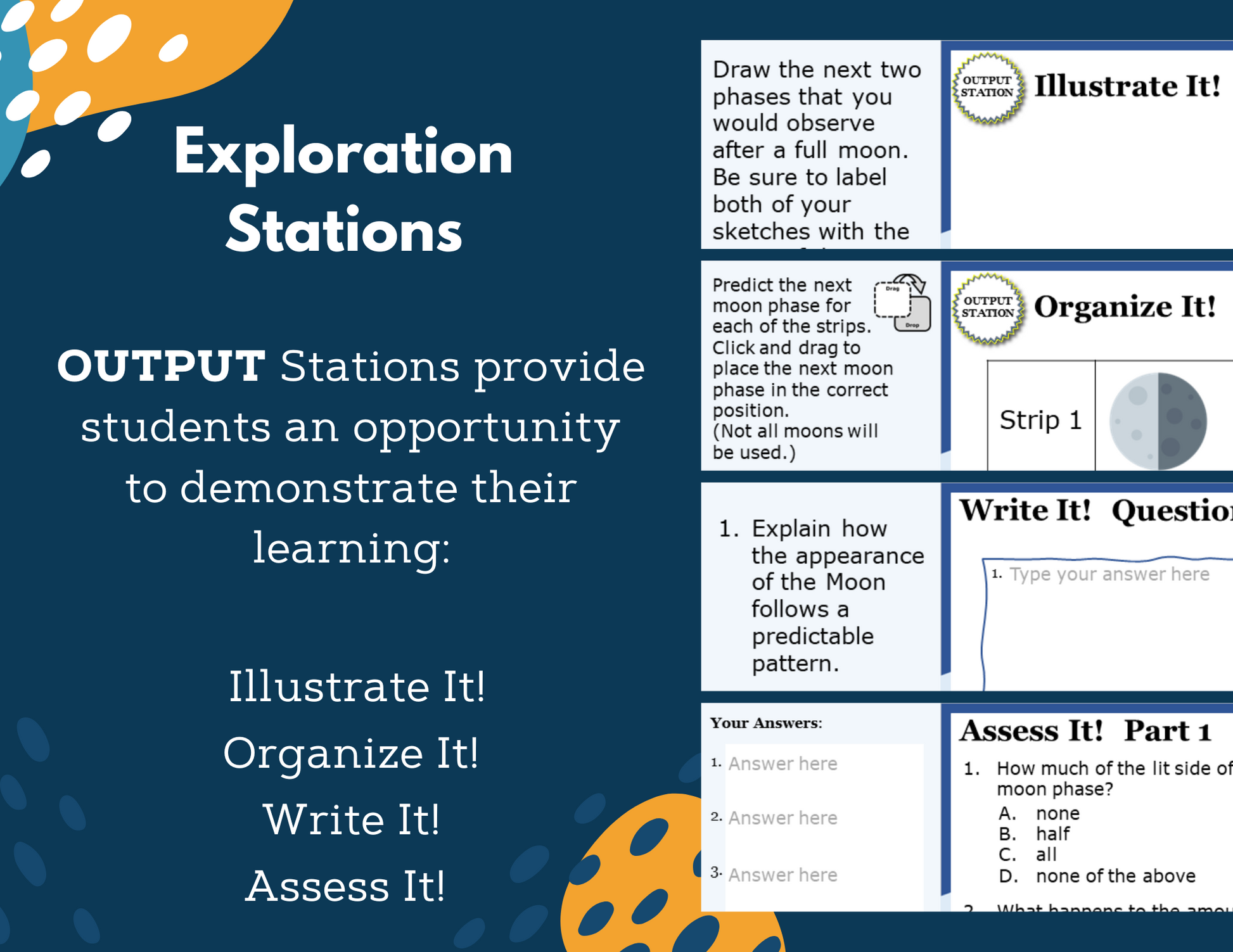 Patterns of Change - The Moon - Complete Lesson Plan - 4th Grade