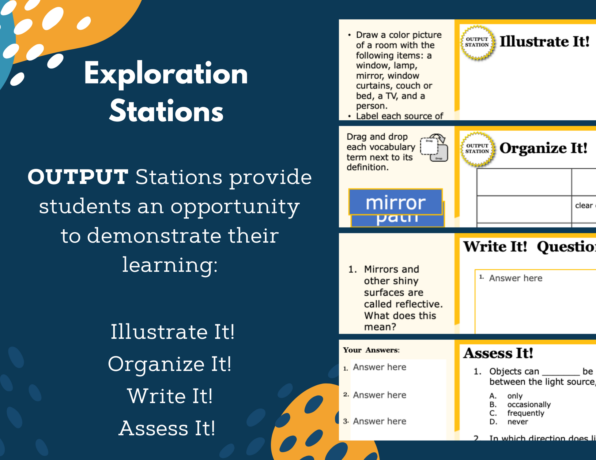 Reflecting Light & Vision - Complete Lesson Plan - NGSS 4-PS4-2 - 4th Grade