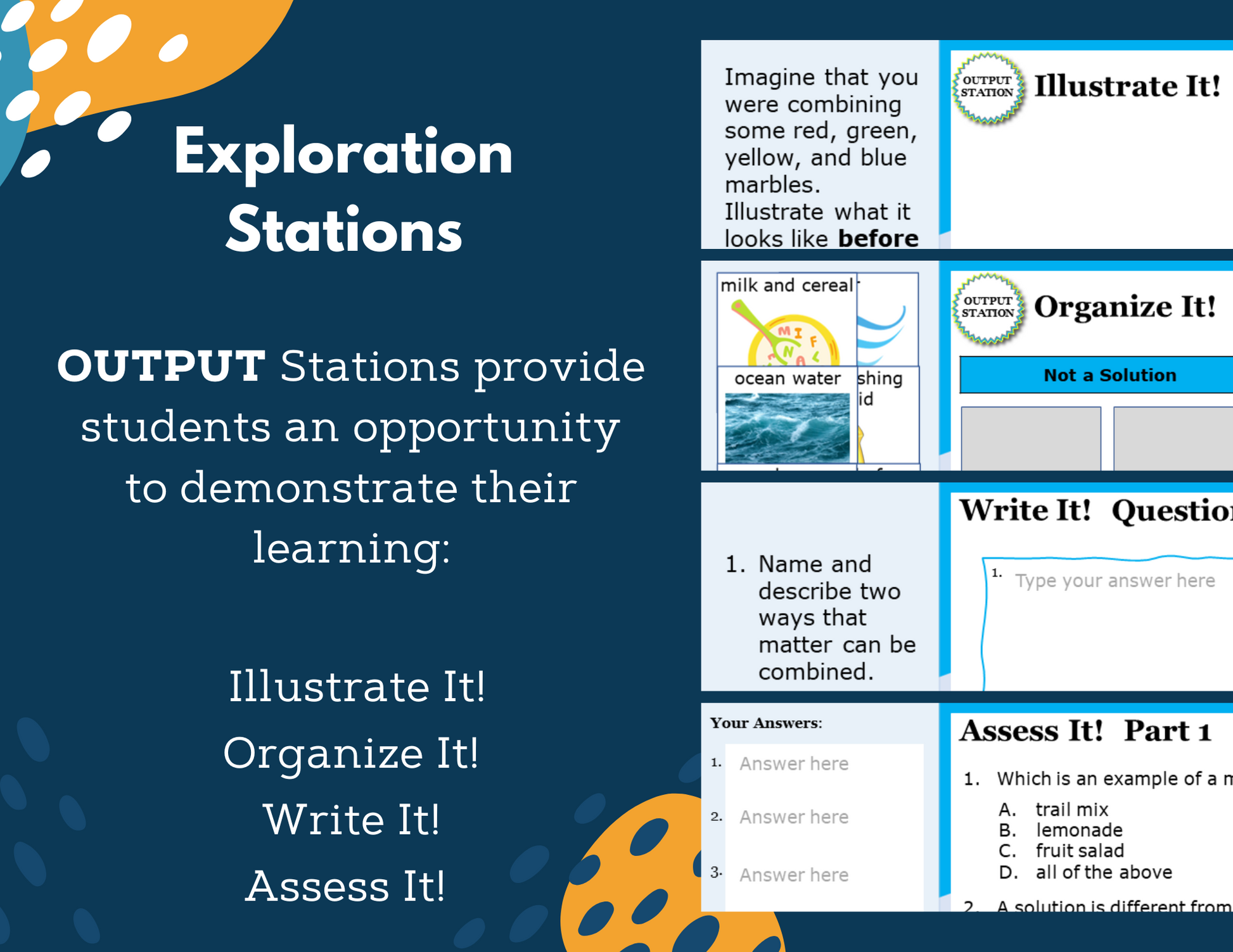 Mixtures & Solutions - Complete Lesson Plan - 4th Grade