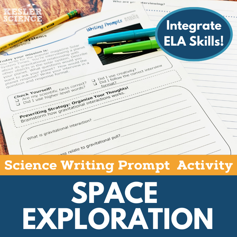 Writing Prompts - Space Exploration - MS 6-8