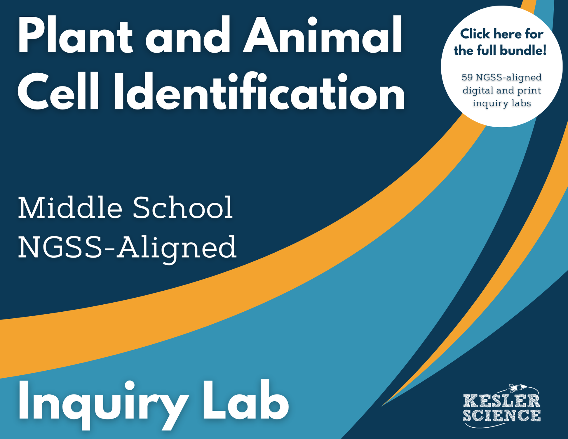 Plant & Animal Cell ID Digital Inquiry Lab - NGSS MS LS1-2