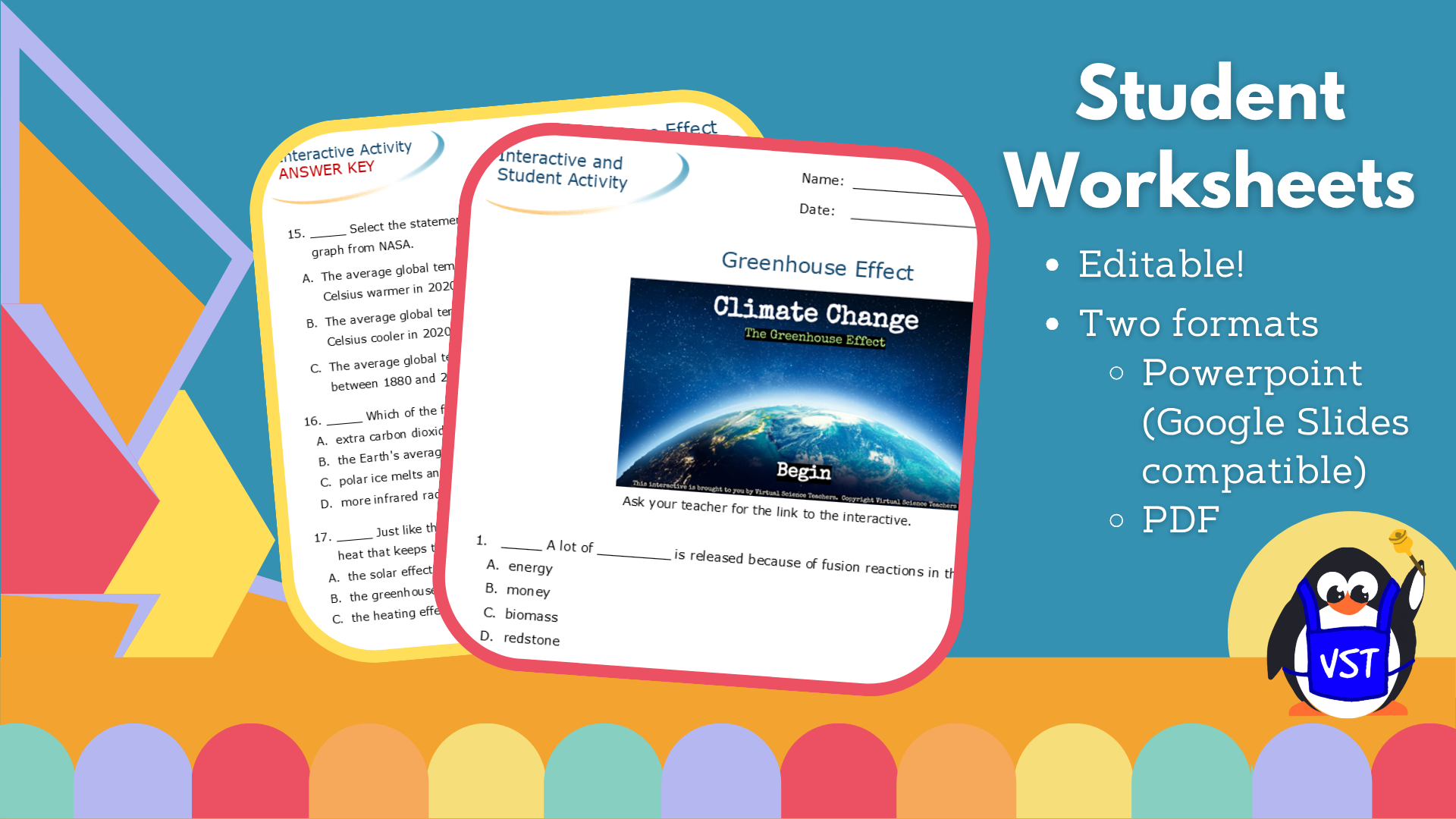 Greenhouse Effect Worksheet - VST