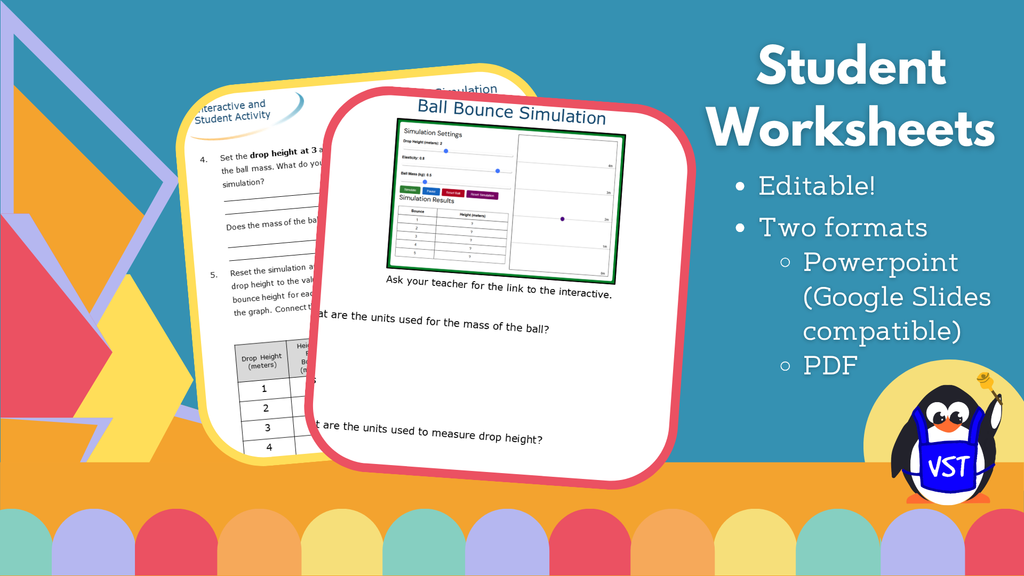 Ball Bounce Simulation - Worksheet with CER - VST