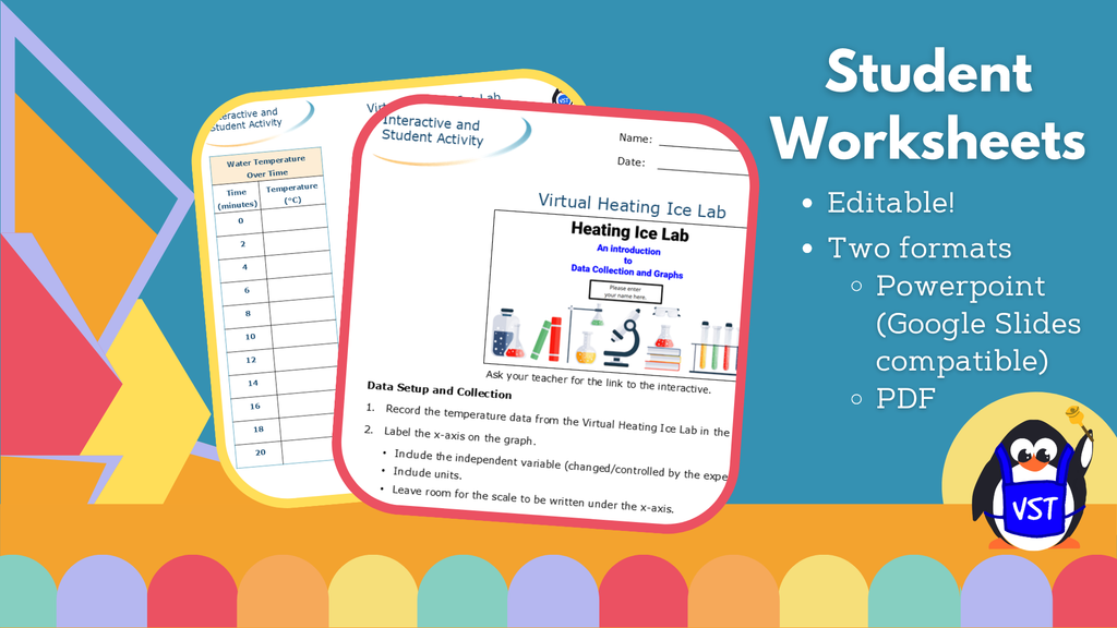 Virtual Ice Heating Lab & Graphing - VST