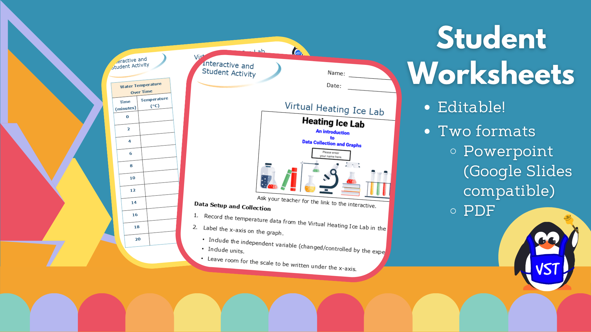 Virtual Ice Heating Lab & Graphing - VST