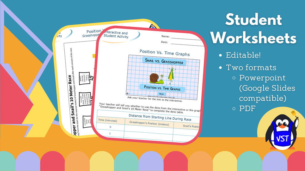 Position vs Time Graphs Worksheet - VST
