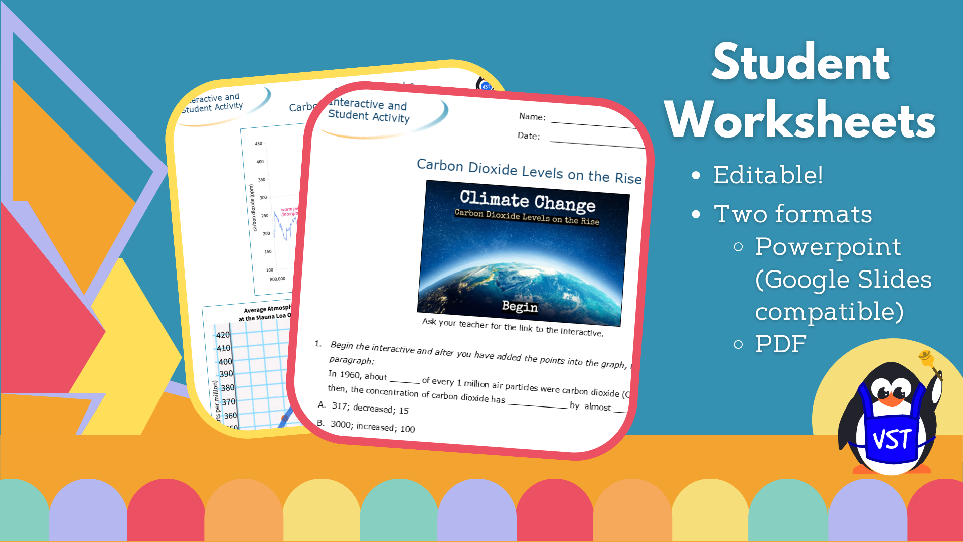 Carbon Dioxide on the Rise Worksheet - VST