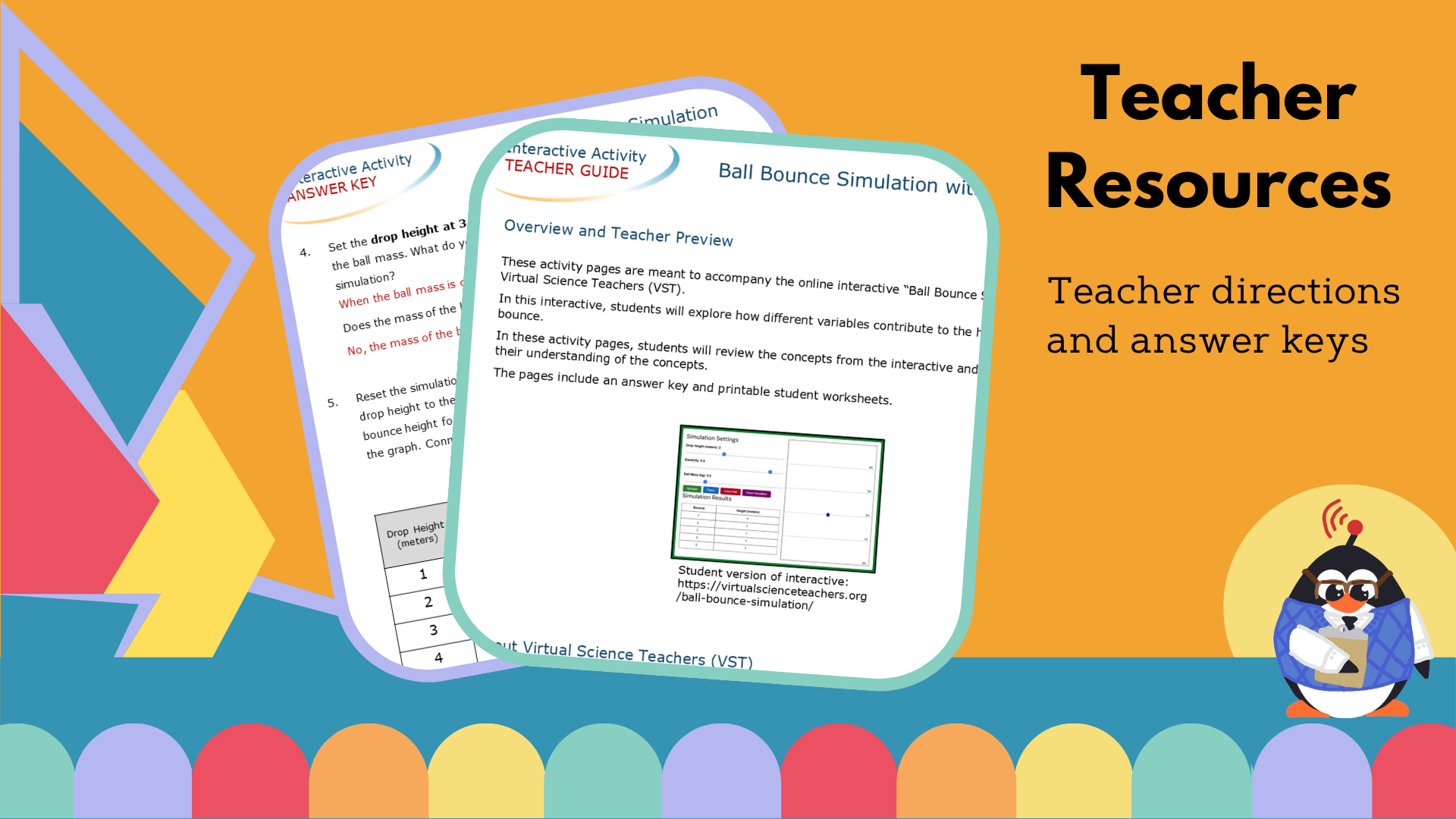Ball Bounce Simulation - Worksheet with CER - VST
