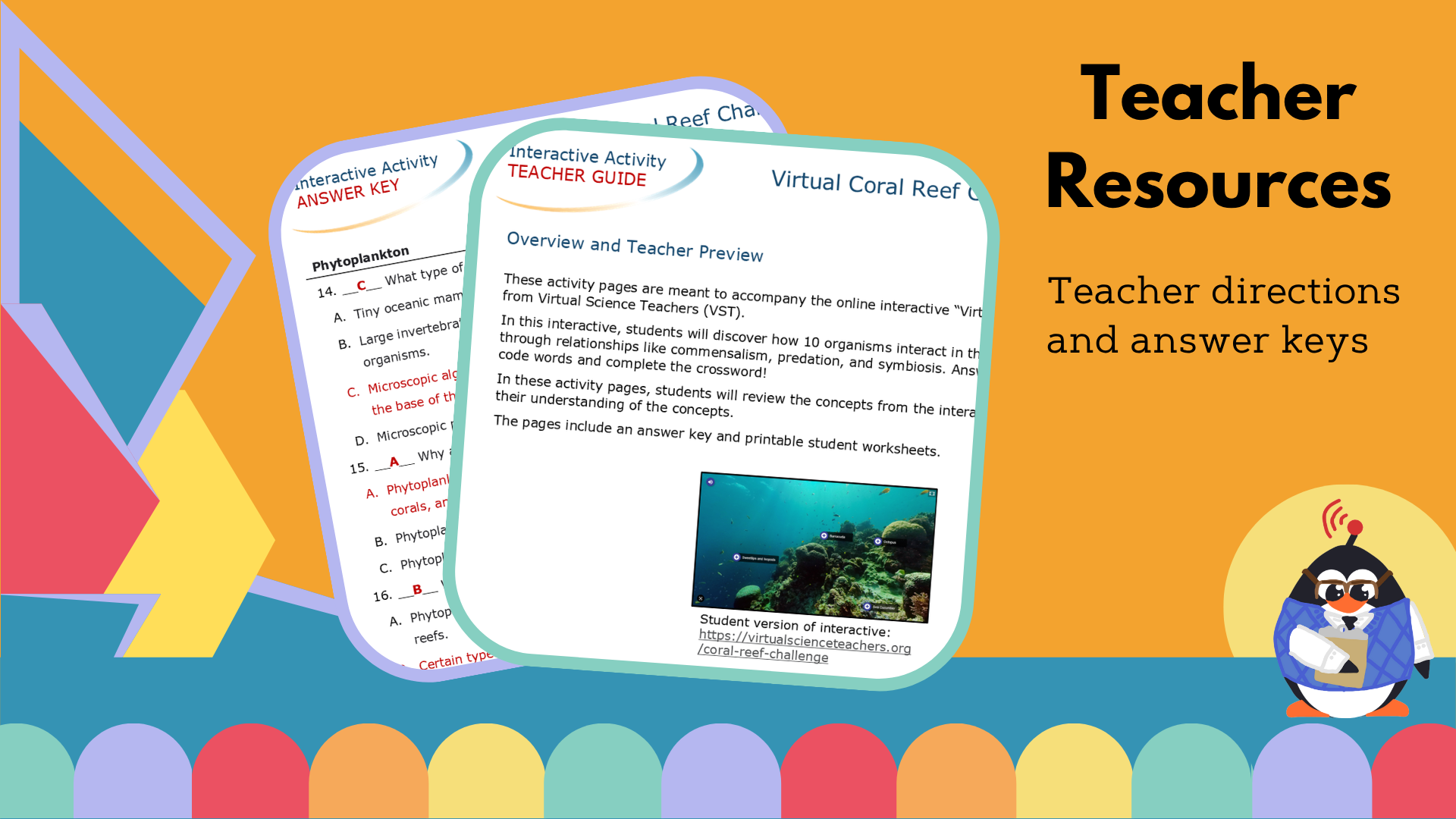 Virtual Coral Reef Challenge & Crossword - VST