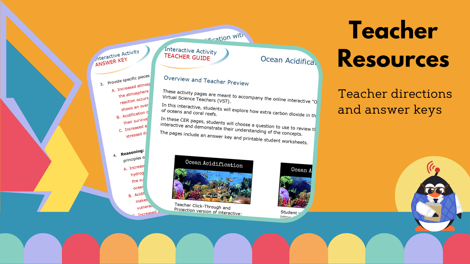 Ocean Acidification Worksheet with CER - VST
