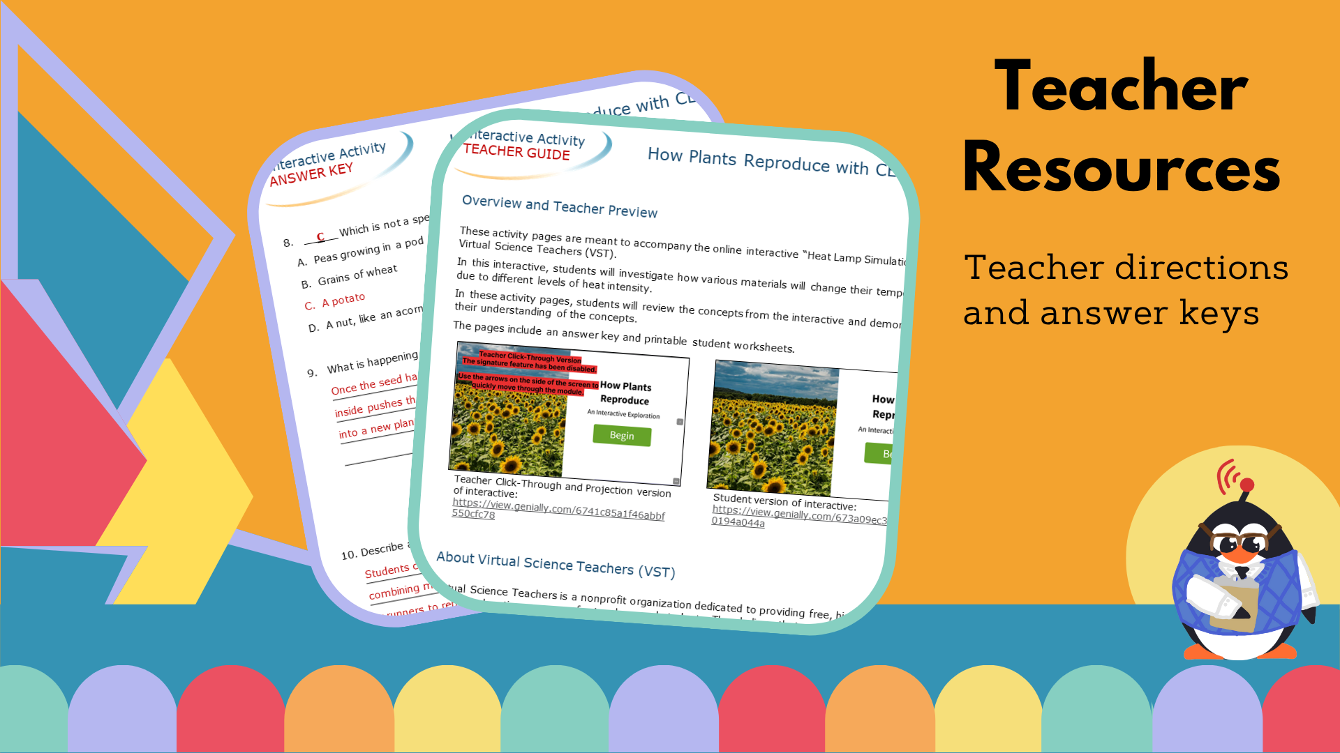 How Plants Reproduce - Worksheet with CER - VST