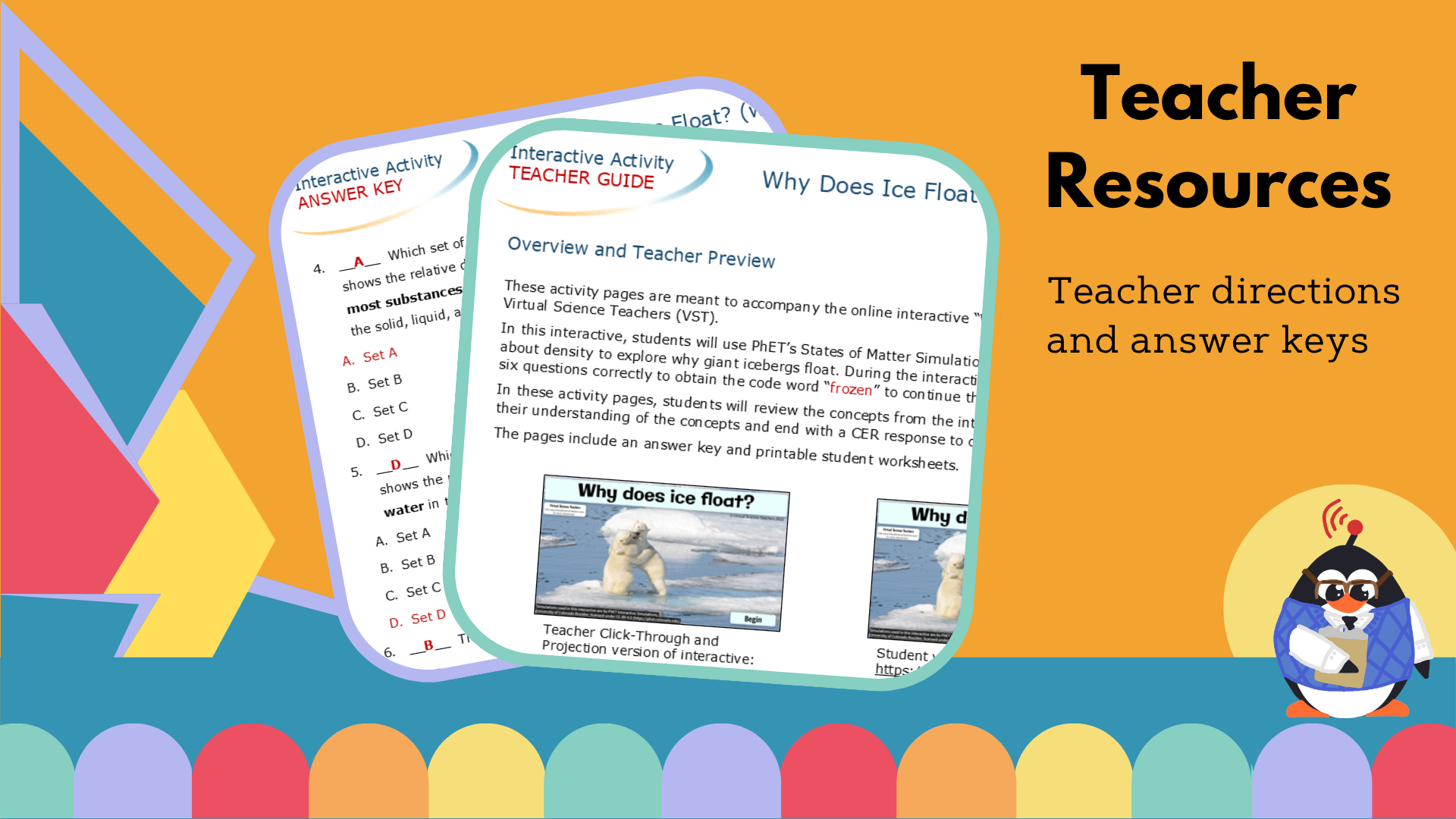 Why Does Ice Float? Worksheet with CER - VST