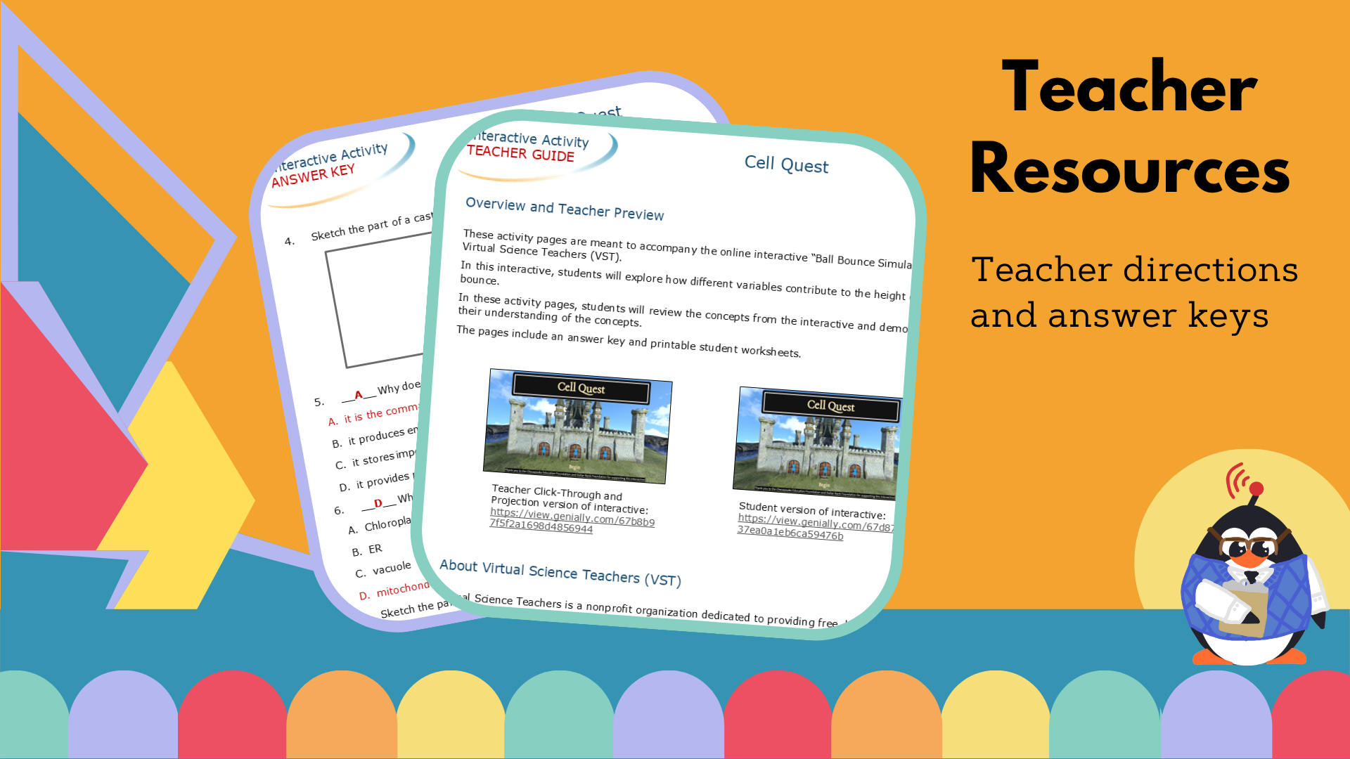 Cell Quest - Adventure & Worksheet - VST