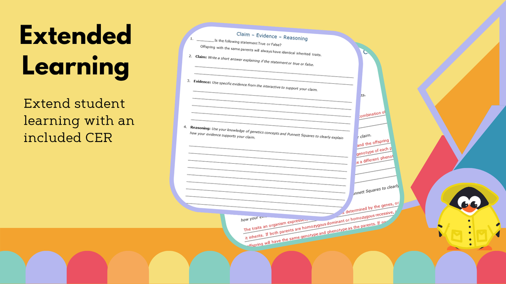 Introduction to Genetics - Worksheet with CER - VST