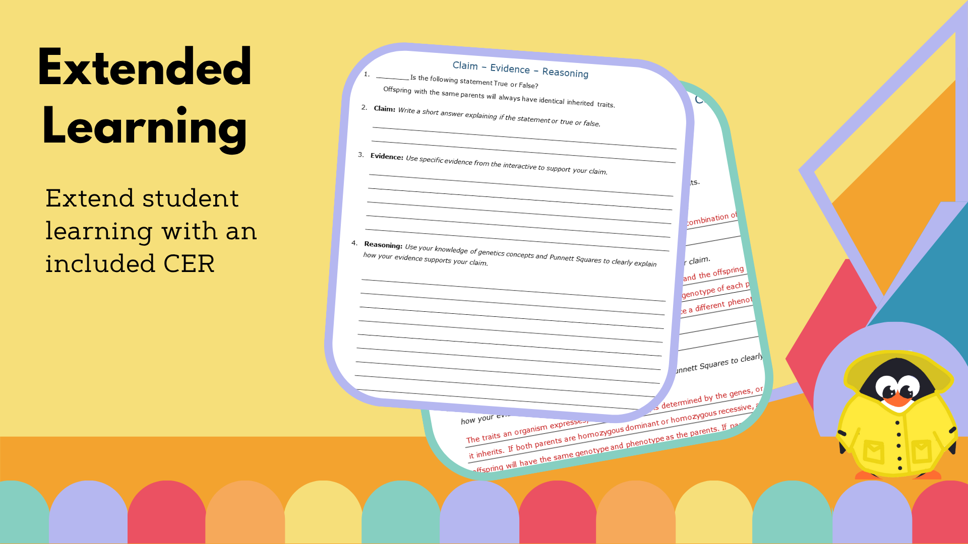 Introduction to Genetics - Worksheet with CER - VST