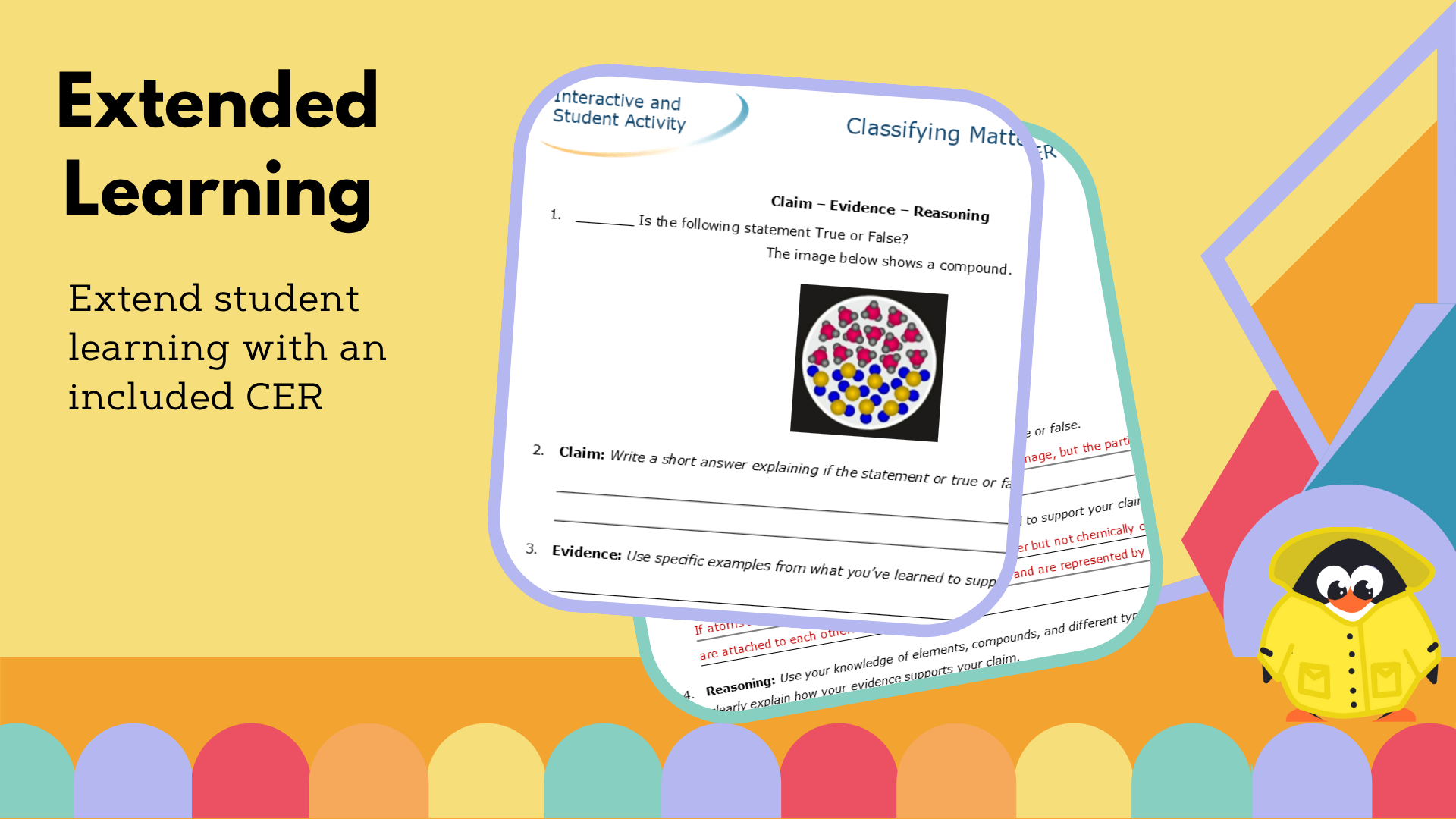 Classifying Matter - Worksheet with CER - VST