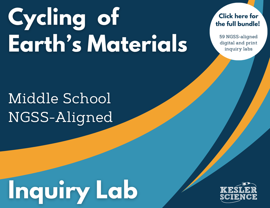 Cycling of Earth's Materials Digital Inquiry Lab - NGSS MS ESS2-1
