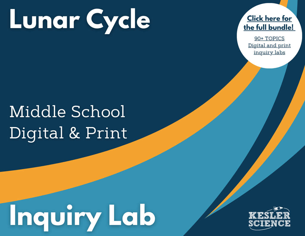 Lunar Cycle Digital Inquiry Lab - MS 6-8