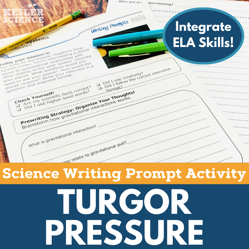 Writing Prompts - Turgor Pressure - MS 6-8