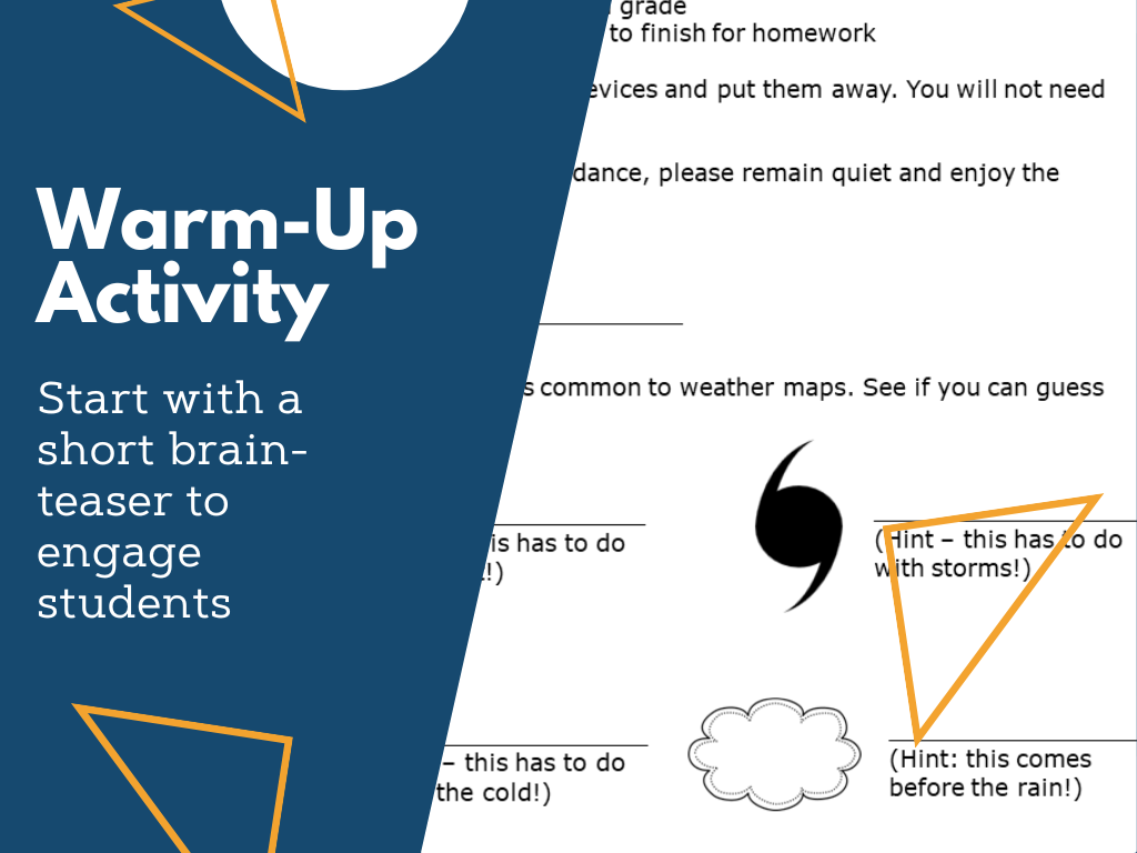MS 6th 7th 8th - Weather - Sub Plans