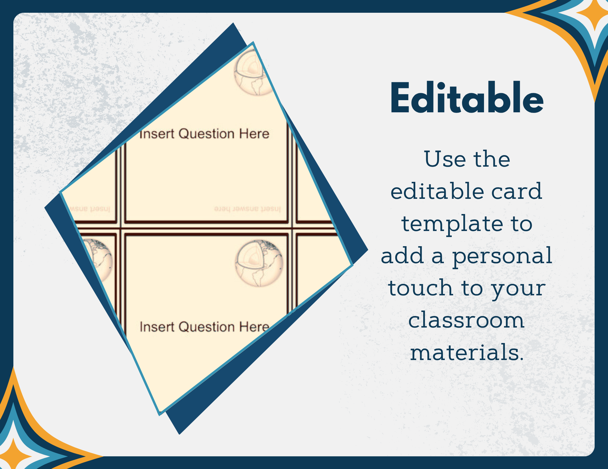 Earth Science-themed Board Game & Cards with Differentiated Card Sets - MS 6-8