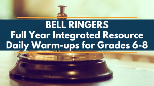 Science Warm Ups & Bell Ringers - Full Year Integrated Resource - MS 6-8